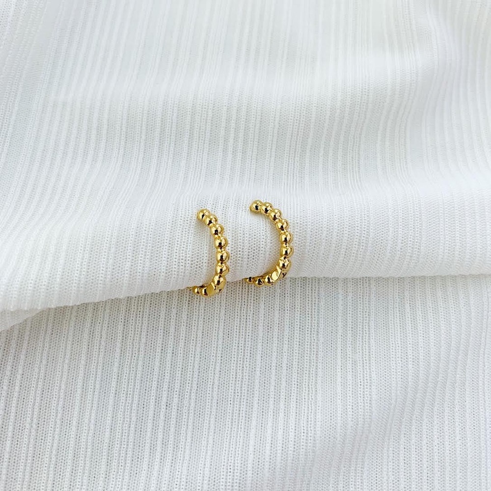 ALV Jewels Dot Huggie Hoops